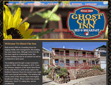 Tablet Screenshot of ghostcityinn.com